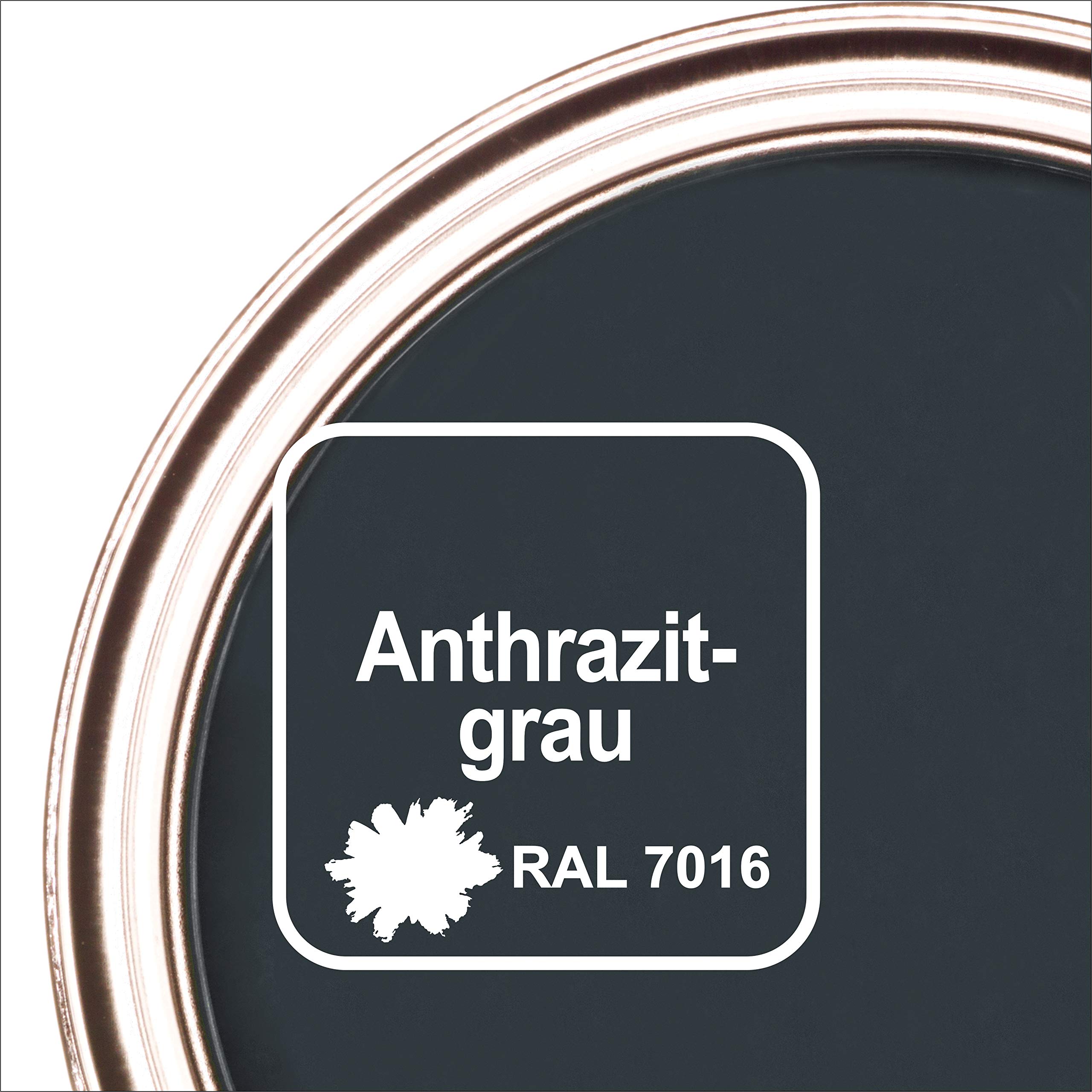 Dachfarbe Sockelfarbe Dachbeschichtung Farbe für Dachziegel Anthrazitgrau - 20L