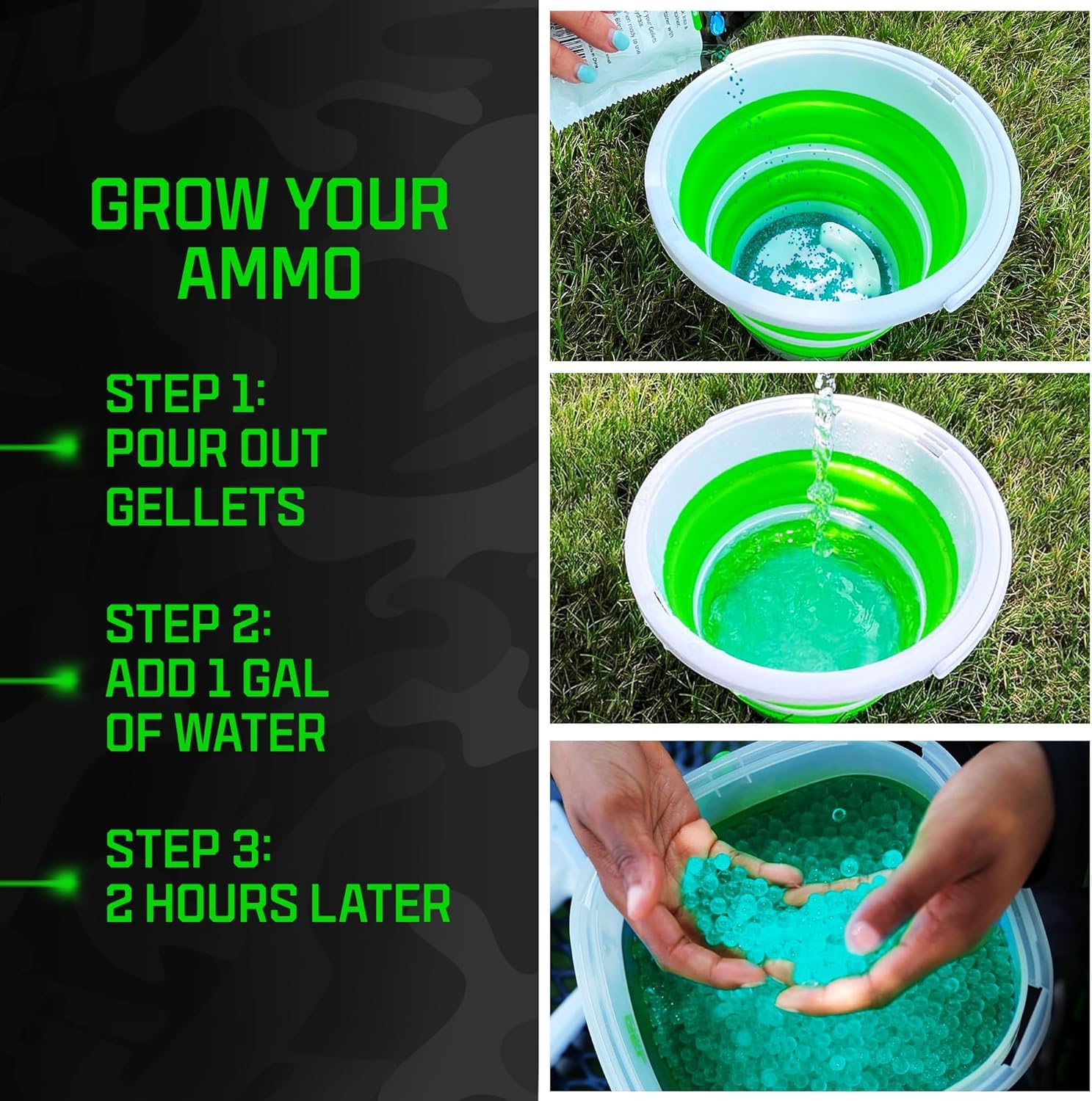 Gel Blaster 50.000 Gellets Nachfüllmunition - Teal, Hergestellt für Gel Blaster - Ungiftige, wasserbasierte Gelkugeln, für Personen ab 14 Jahren