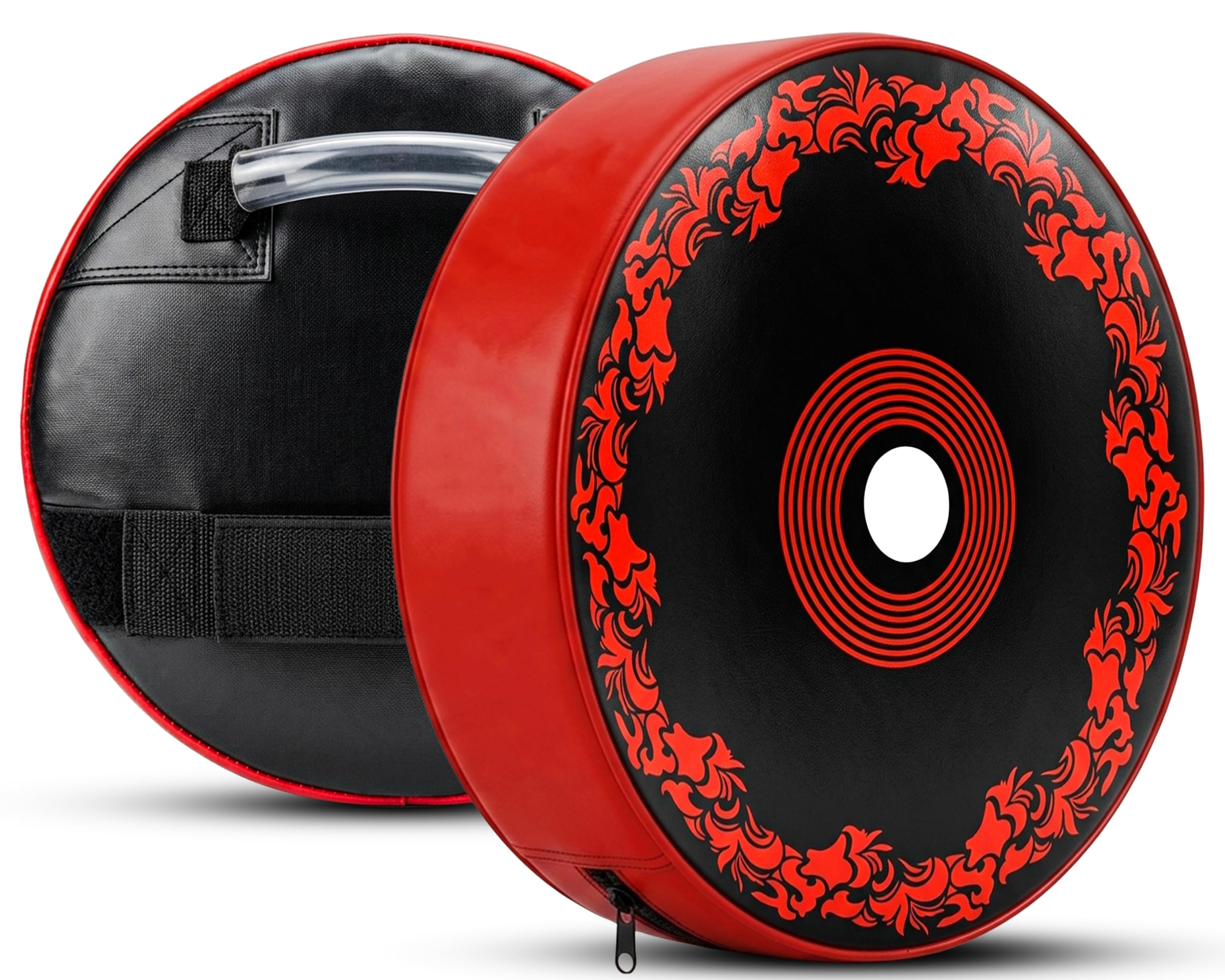 Boxing Strike Pad Round Kick Shield MMA Muay Thai Focus Pad Martial Arts Training Pad for Kickboxing Karate Taekwondo Punch & Kick Practice