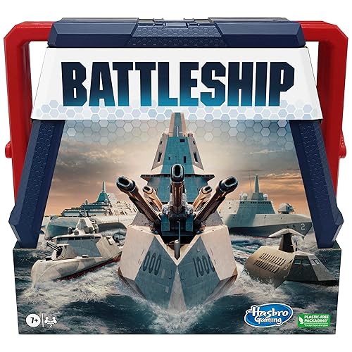 Battleship Classic Board Game | Strategy Games for Kids and Adults | Ages 7+ | 2 Players | Fun Kids Games | Family Games