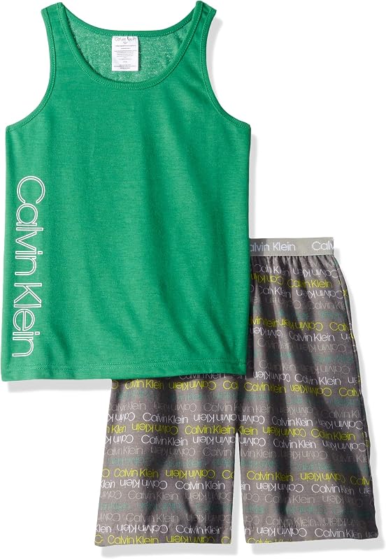 Calvin Klein Conjunto de pijama de dos piezas para niño