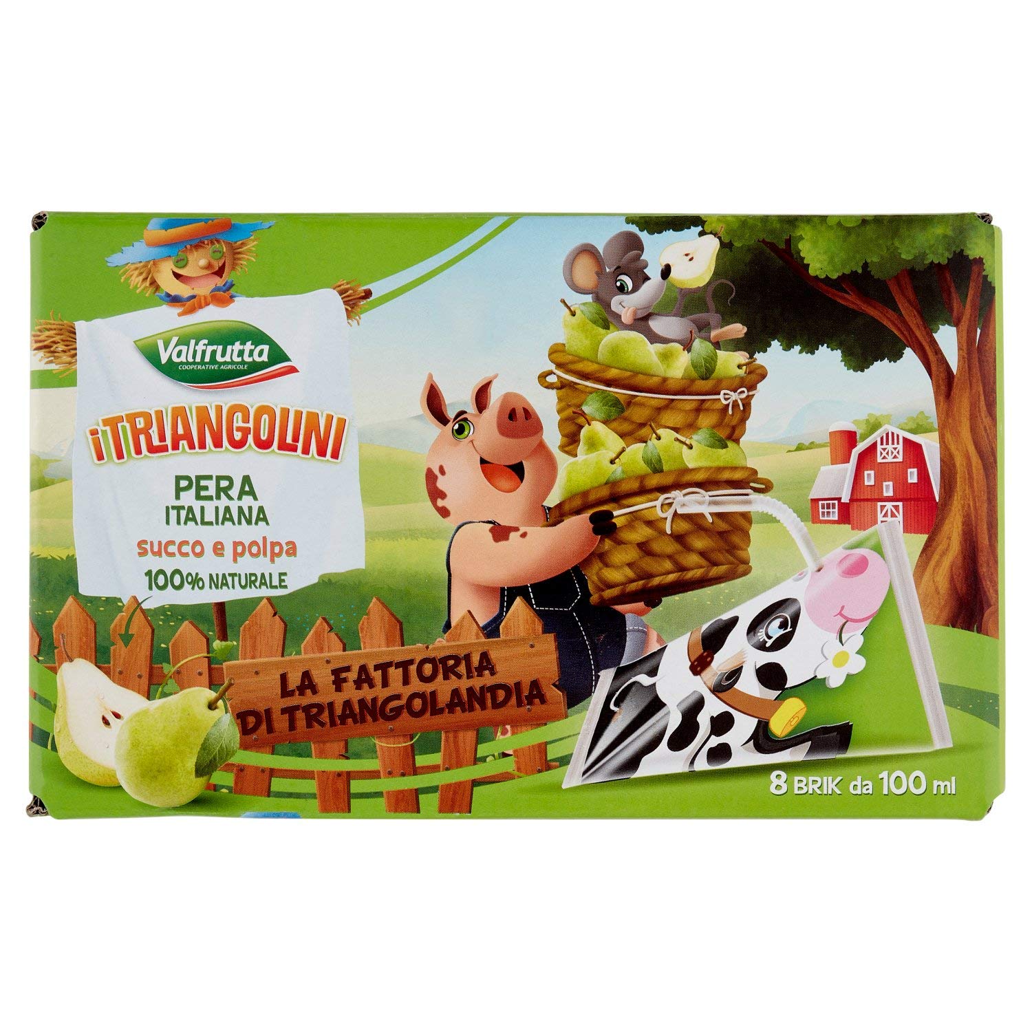 ValfruttaNectar of Pear - 8 Brik of 100 ml