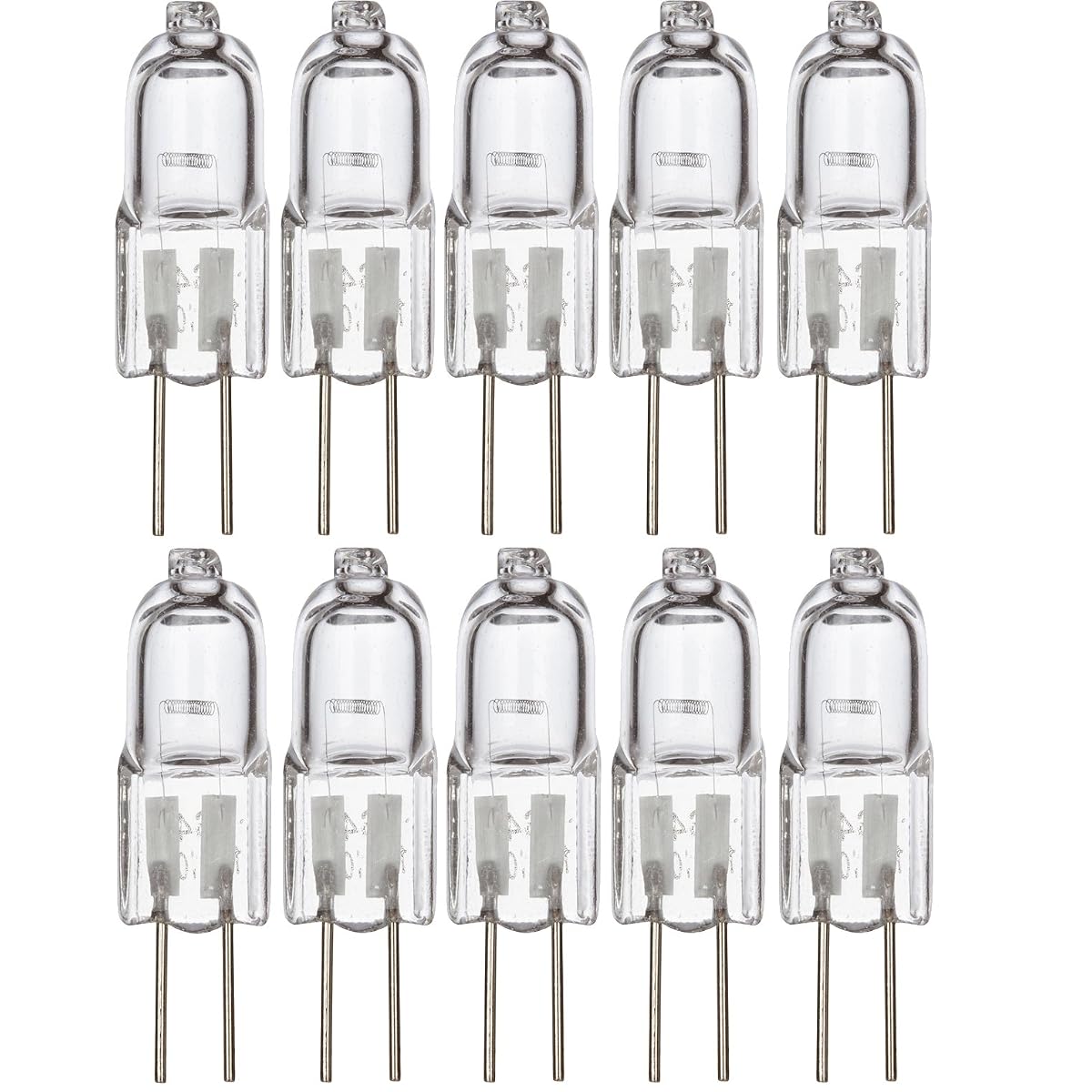 Simba Lighting Halogen G4 T3 20 Watt 280Lm Bi-Pin Bulb (10 Pack) 12 Volt A/C Or