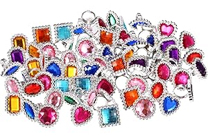 72 Bright Toy Rings for Bridal Shower