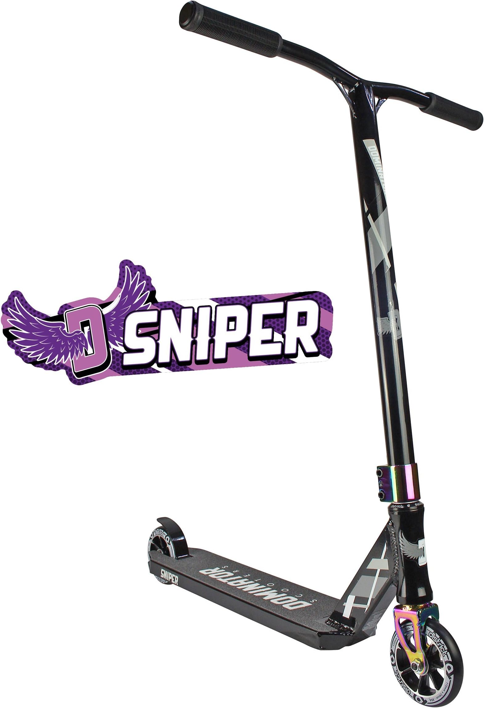 Dominator Sniper Complete Pro Scooter (Neo Chrome/Black)