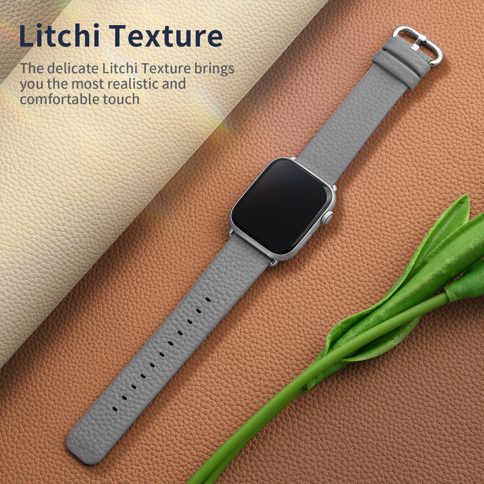 Amazon.co.jp: Fullmosa Litchi アップルウォッチ バンド レザー apple 