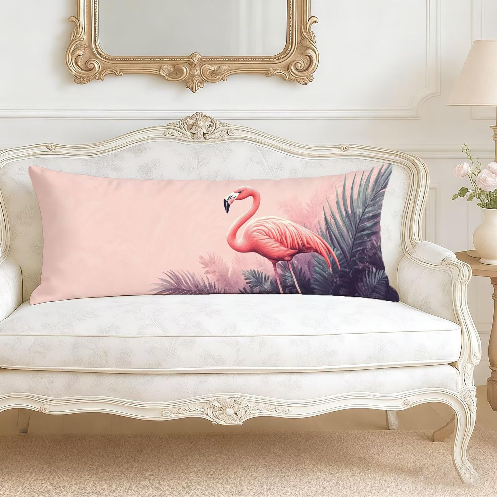 Różowe poszewki na poduszki w rozmiarze 60 x 180 cm, poszewki na poduszki w rozmiarze king-size, poduszka na całe ciało, aksamitna, dwustronna, do sypialni, na kanapę, łóżko, dekoracyjna poszewka na