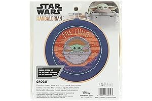 72-76912 Star Wars The Mandalorian Grogu Counted Cross Stitch Kit