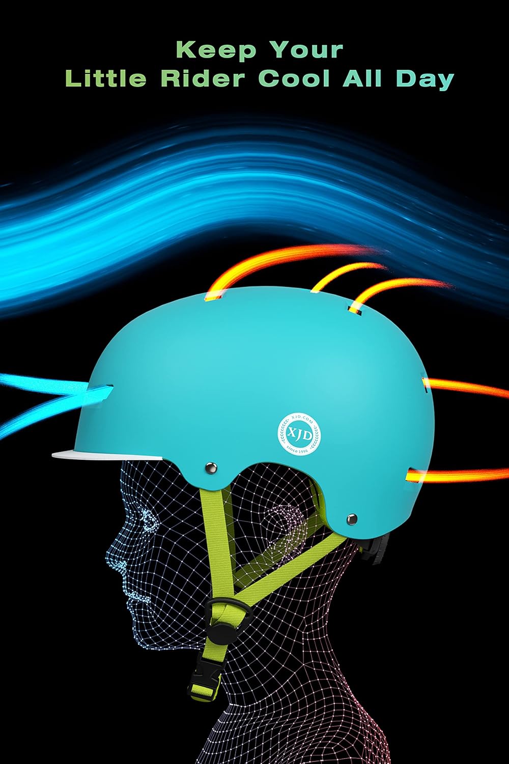 XJD Kids Helmet Toddlers Bike Helmet Age 313 Years Adjustable