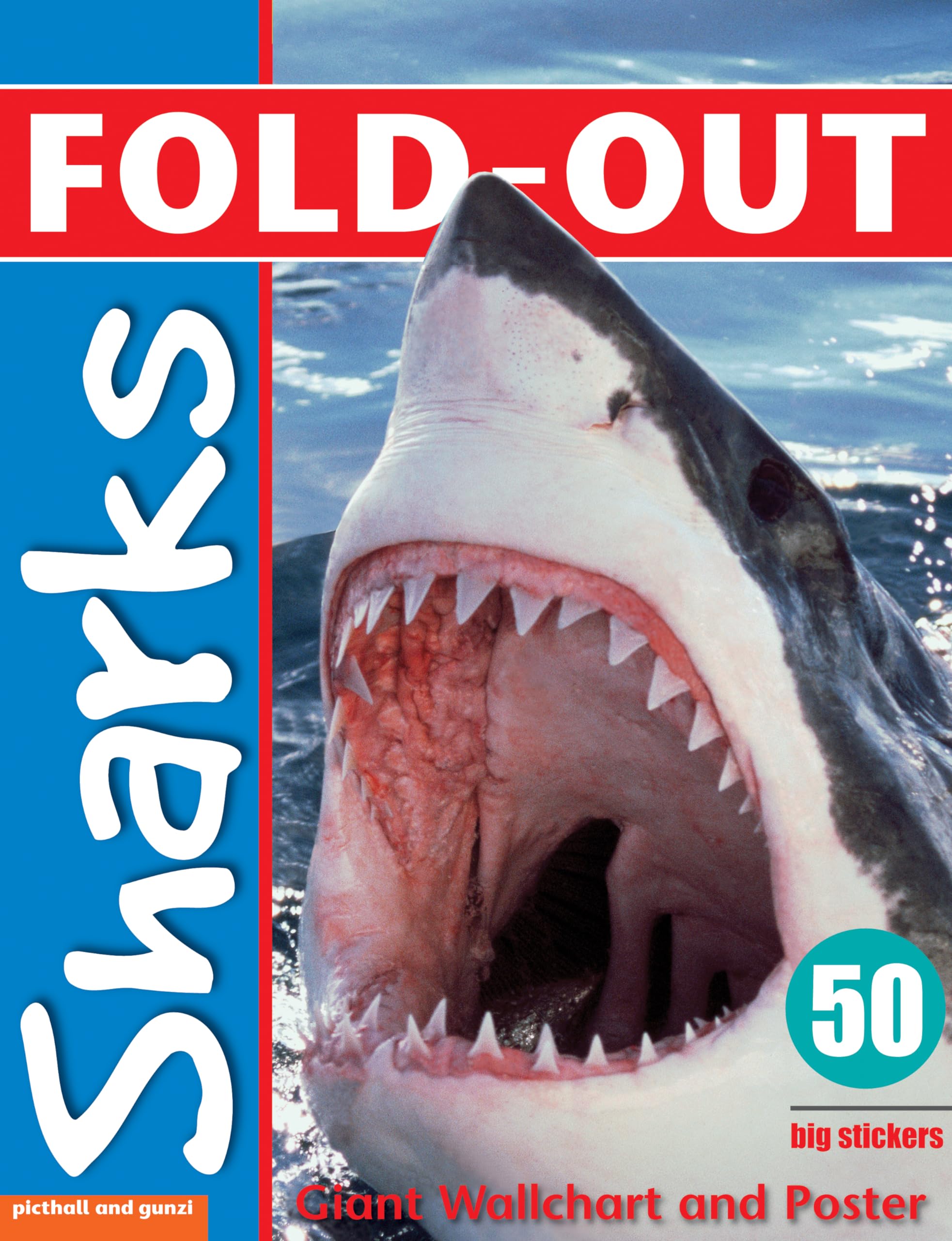 Fold-out Sticker Book: Sharks (Fold-Out Poster Sticker Books)