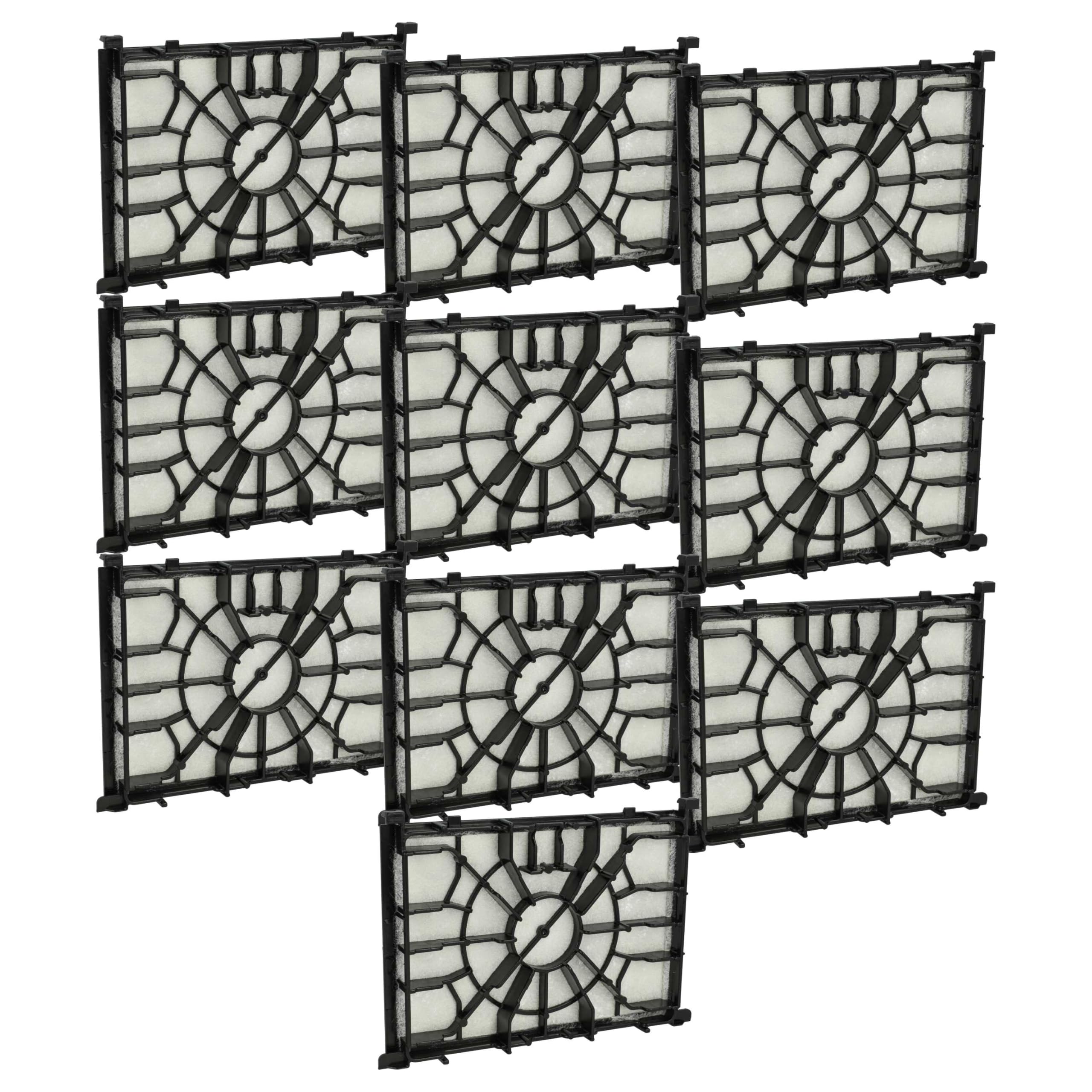 vhbw 10 x filtr oszczędzający silnik kompatybilny z Bosch BGL7 BGL6HYG BGL 8 ZOO BGL 8332/08 BGL 8332/05 BGL 8332 BGL 8 ZOON odkurzacz