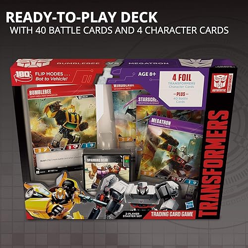 Miniatura 5 de Transformers TCG: Bumblebee Vs. Megatron Juego de iniciación para 2 jugadores | 1 mazo listo para jugar | 44 cartas incluidas Bumblebee
