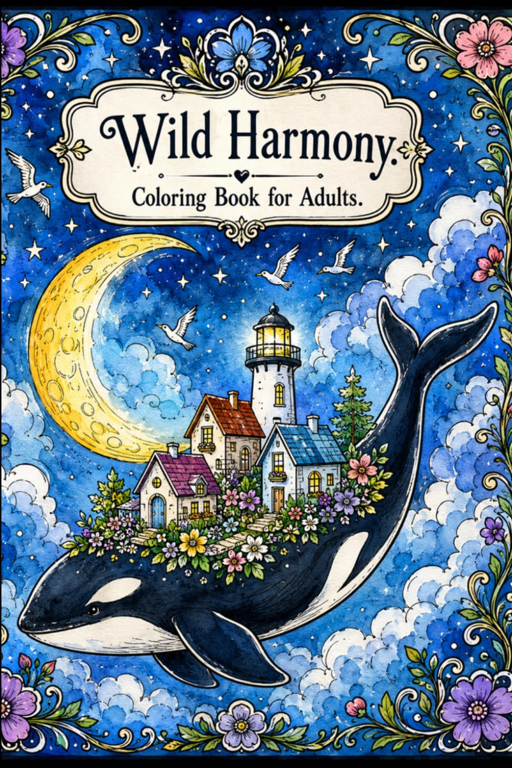 Wild Harmony – Coloring Book for Adults