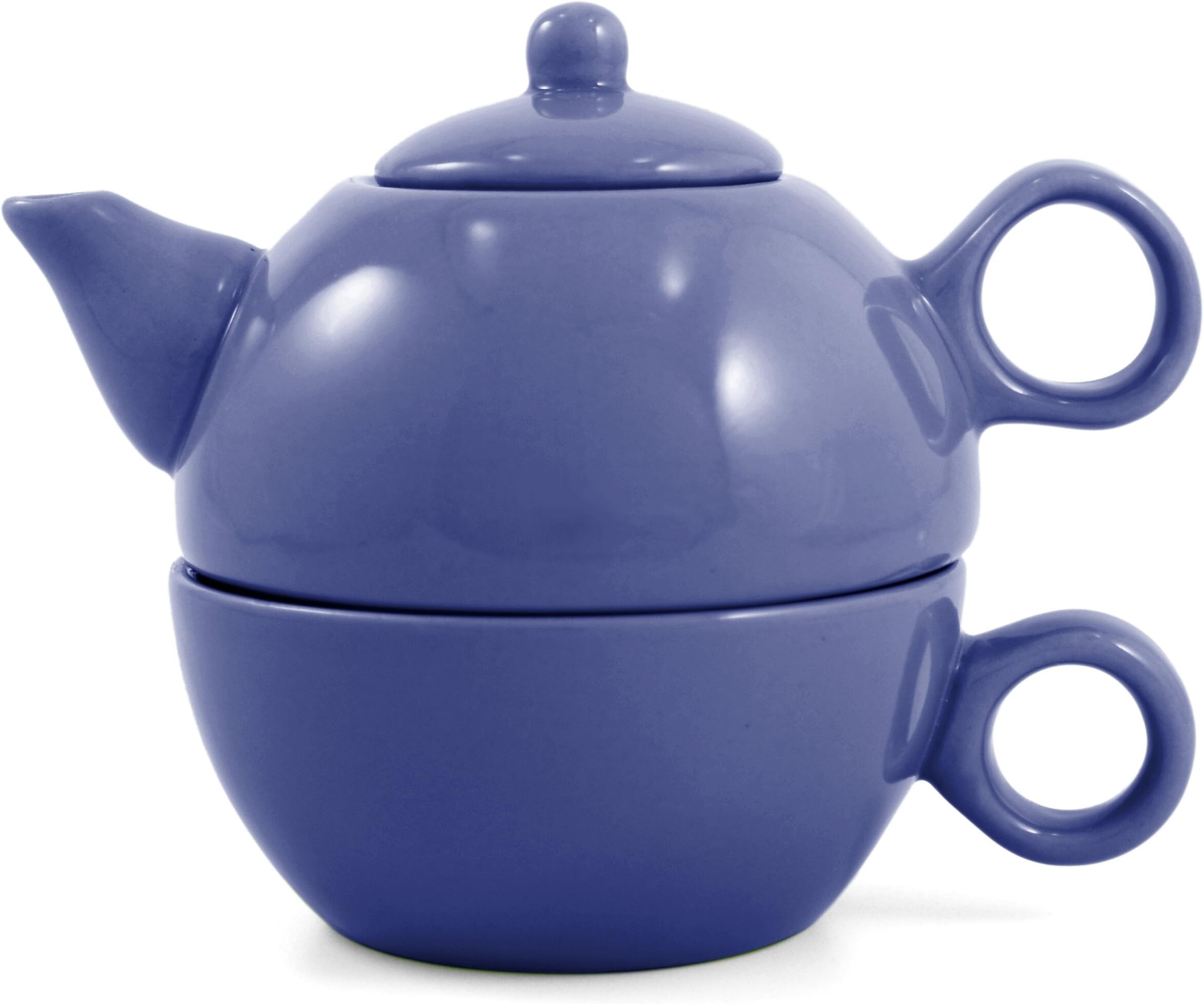Blue Tea For One Cearmic Teapot & 1 Cup Tea for Me Pot