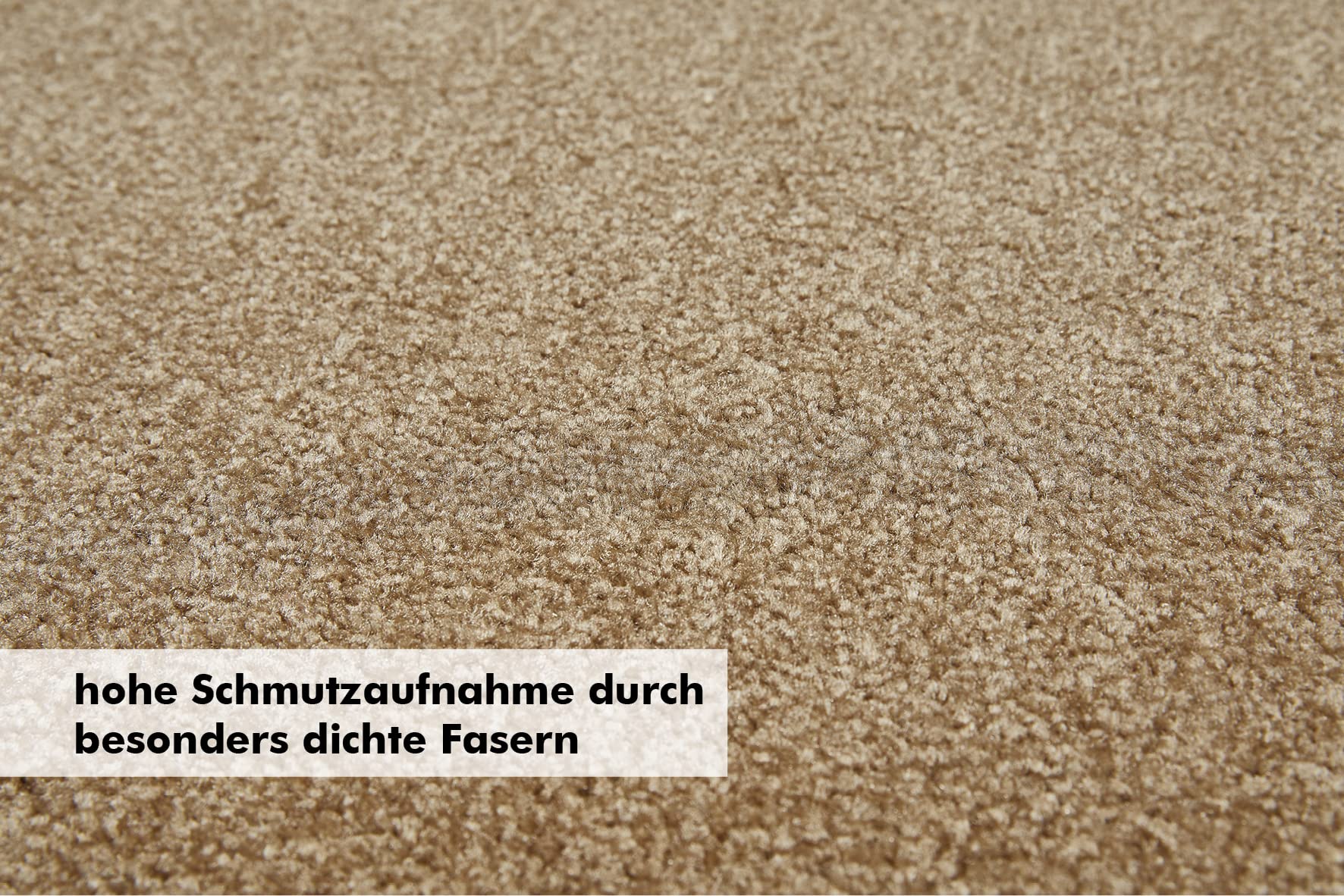 andiamo Zerbino di alta qualità Wash & Clean – resistente zerbino ingresso casa – come zerbino interno o come zerbino esterno coperto – zerbino assorbente 90 x 120 cm beige