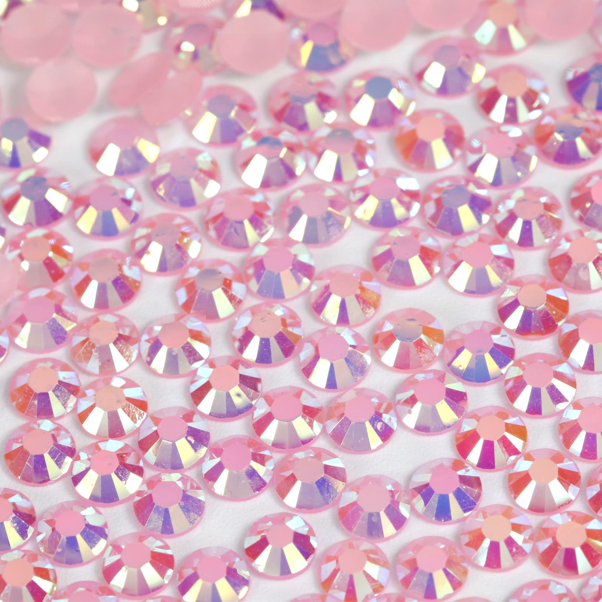 250pcs 6mm Flat Back Non-Stick Rhinestone Crystal Diamantes Nail Art & Craft Scrapbooking Embellishments 90 Available Colours (6mm, AB Clear #A13) — view 82