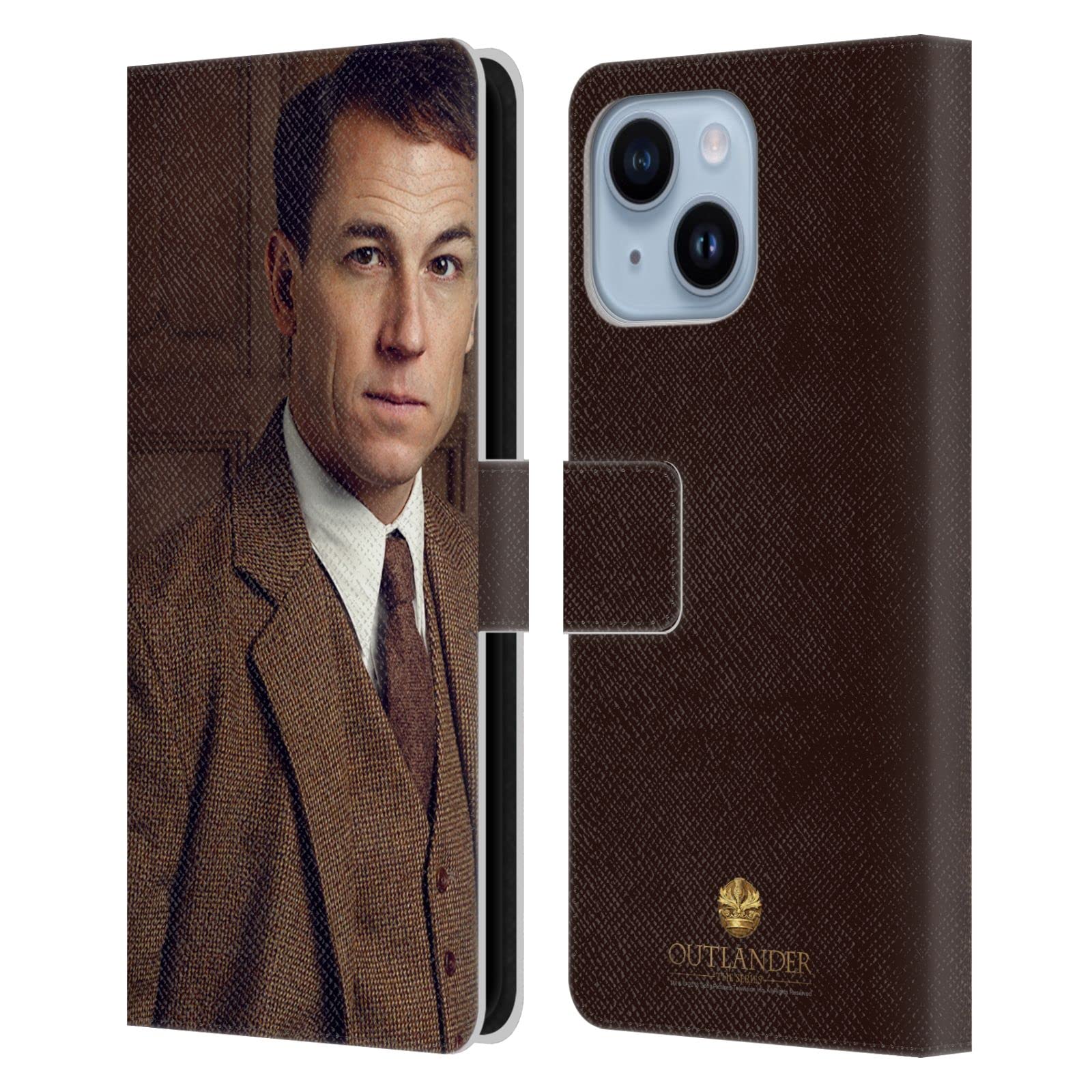 Étui iPhone 14 Plus Outlander en cuir pour éviter les rayures d'écran - 7