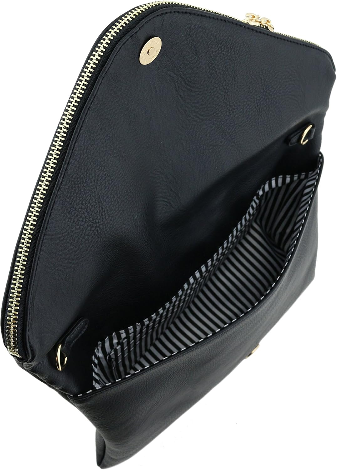 FashionPuzzle Oversized Envelope Clutch Evening Bag with Chain Strap - Image 7