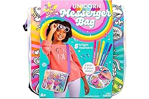 Just My Style Color Your Own Unicorn Messenger Bag