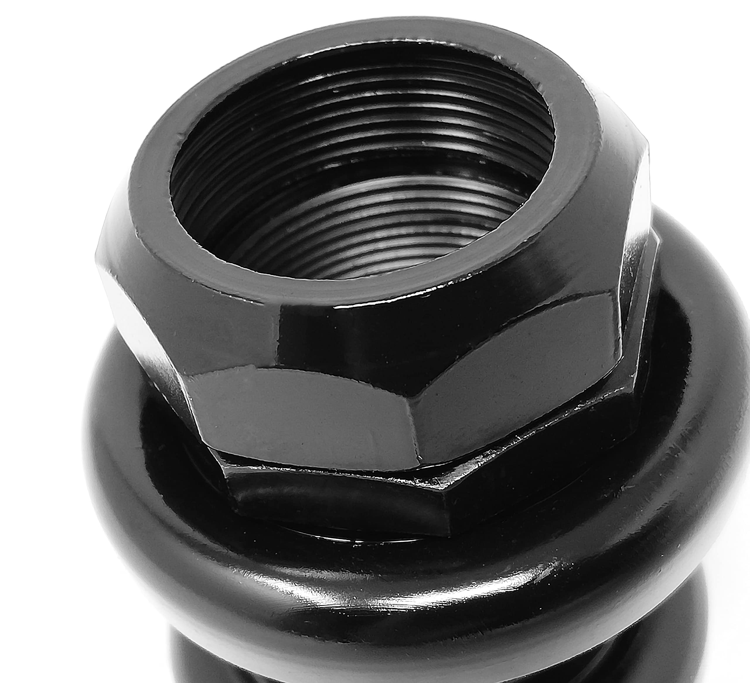 IBK Headset Serie Sterzo Nero 1'' (2,5cm) a Filetto Standard Cuscinetti per Biciclette - per Bici Pieghevole, Mountain Bike, Epoca