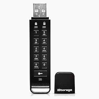 iStorage datAshur Personal2 16 GB Secure Flash Drive - Password Protected, Dust, Portable, Military Grade Hardware Encryption, USB 3.0 IS-FL-DAP3-B-16