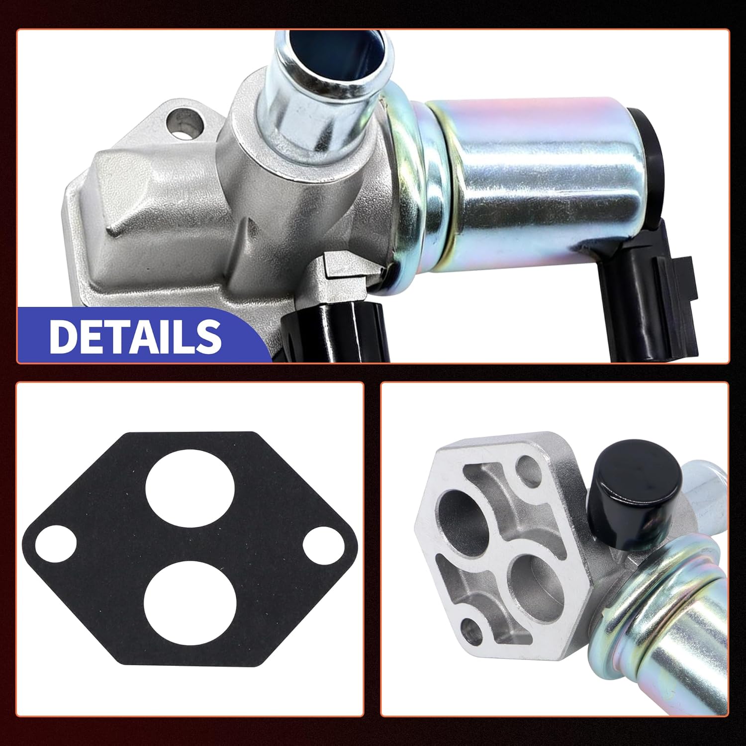 HiSport Idle Air Control Valve AC170 Compatible with Ford Mustang 1996-2001,Replacement for Lincoln Mercury Grand Marquis Town Car & Crown Victoria 1996-1999 Replaces F8VE9F715AA V8 4.6L W/Gasket