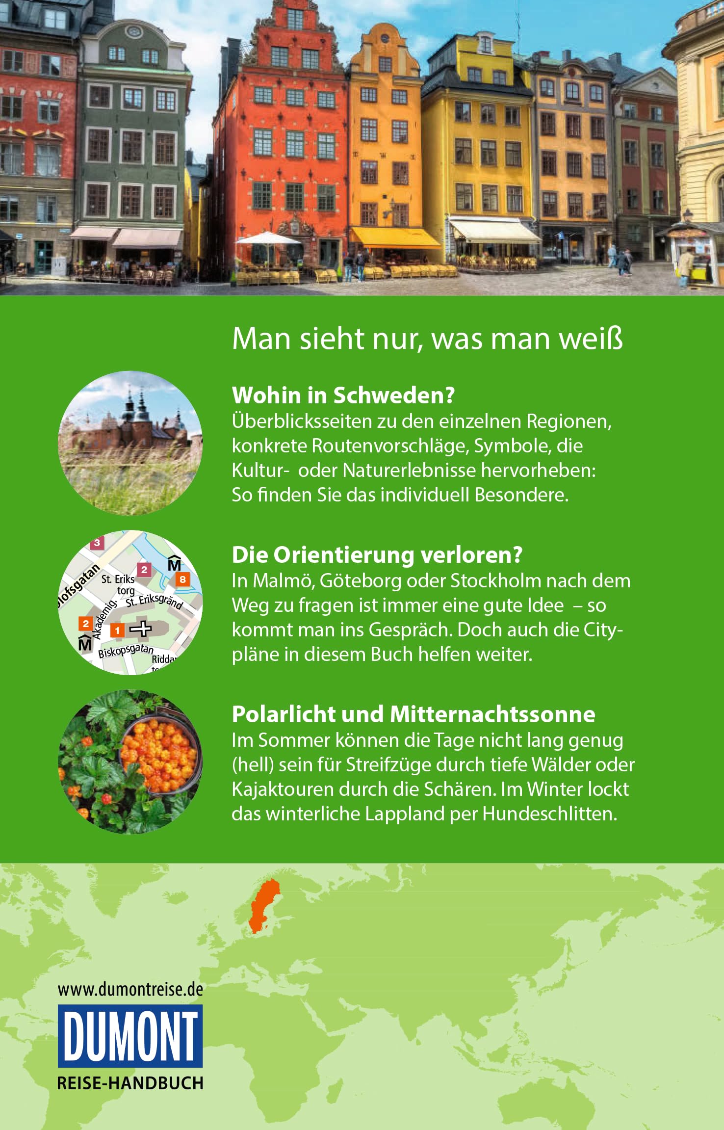 DUMONT Reise-Handbuch Reiseführer Schweden: mit Extra-Reisekarte