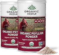 Vista 8 de ORGANIC INDIA Polvo de cáscara de psyllium orgánico entero, suplemento de fibra de cáscara de psyllium, apoyo a la digestión, vegano, sin gluten
