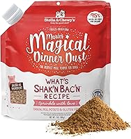 Stella & Chewy's Freeze-Dried Raw Marie's Magical Dinner Dust Bacon Dog Food Topper - Organic Fruits & Veggies for Picky Eaters 7oz