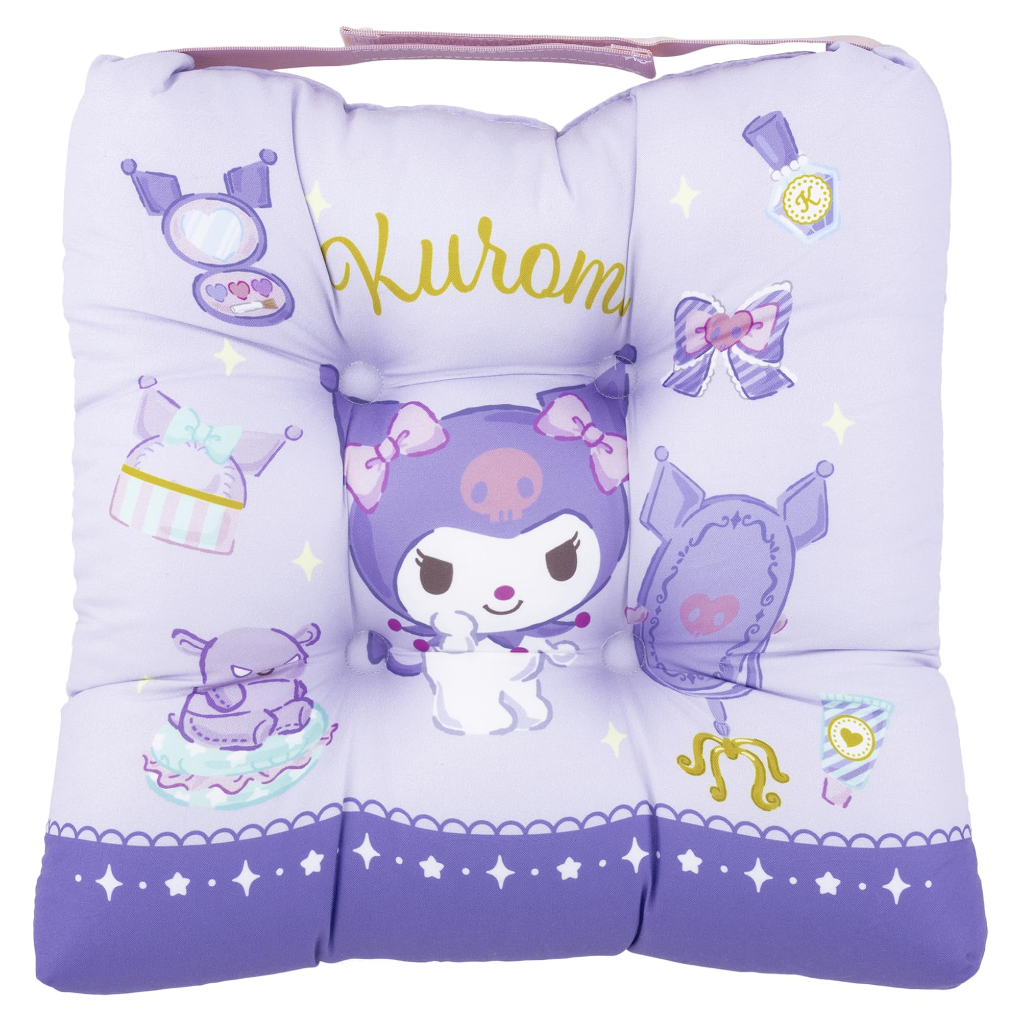 MORIPiLO Chair Cushion Kuromi Sanrio 30x30cm