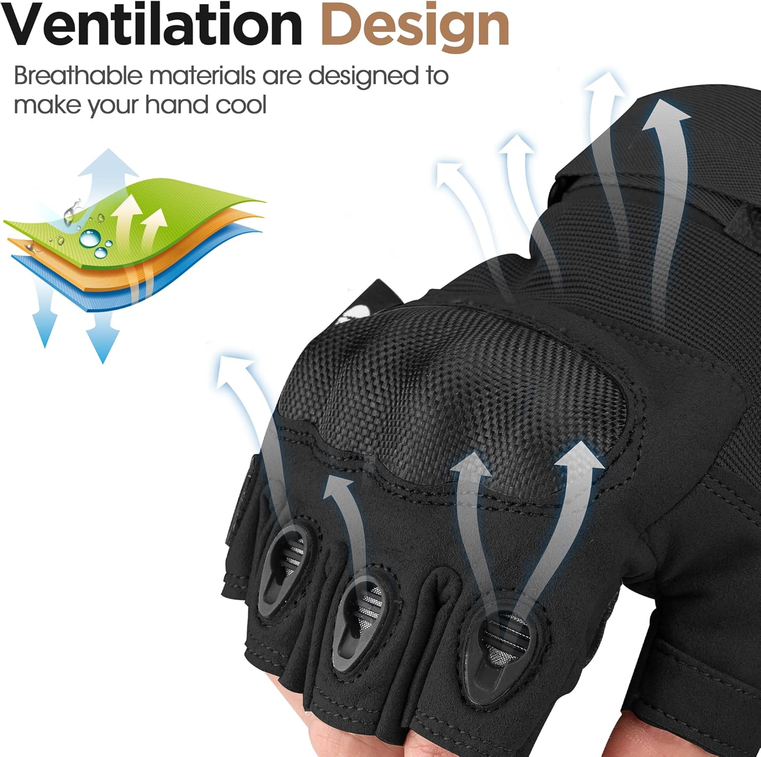 MOSSY OAK Fingerless Tactical Gloves, Combat Gloves with Hard Knuckle for Outdoor Sports Training Shooting Airsoft Paintball Army Hunting Motorcycling Cycling : Sports & Outdoors