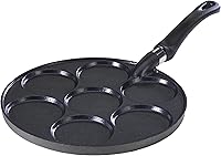 Vista 7 de Sartén Nordic Warepara minitortitas, Autumn Leaves Pancake, Negro