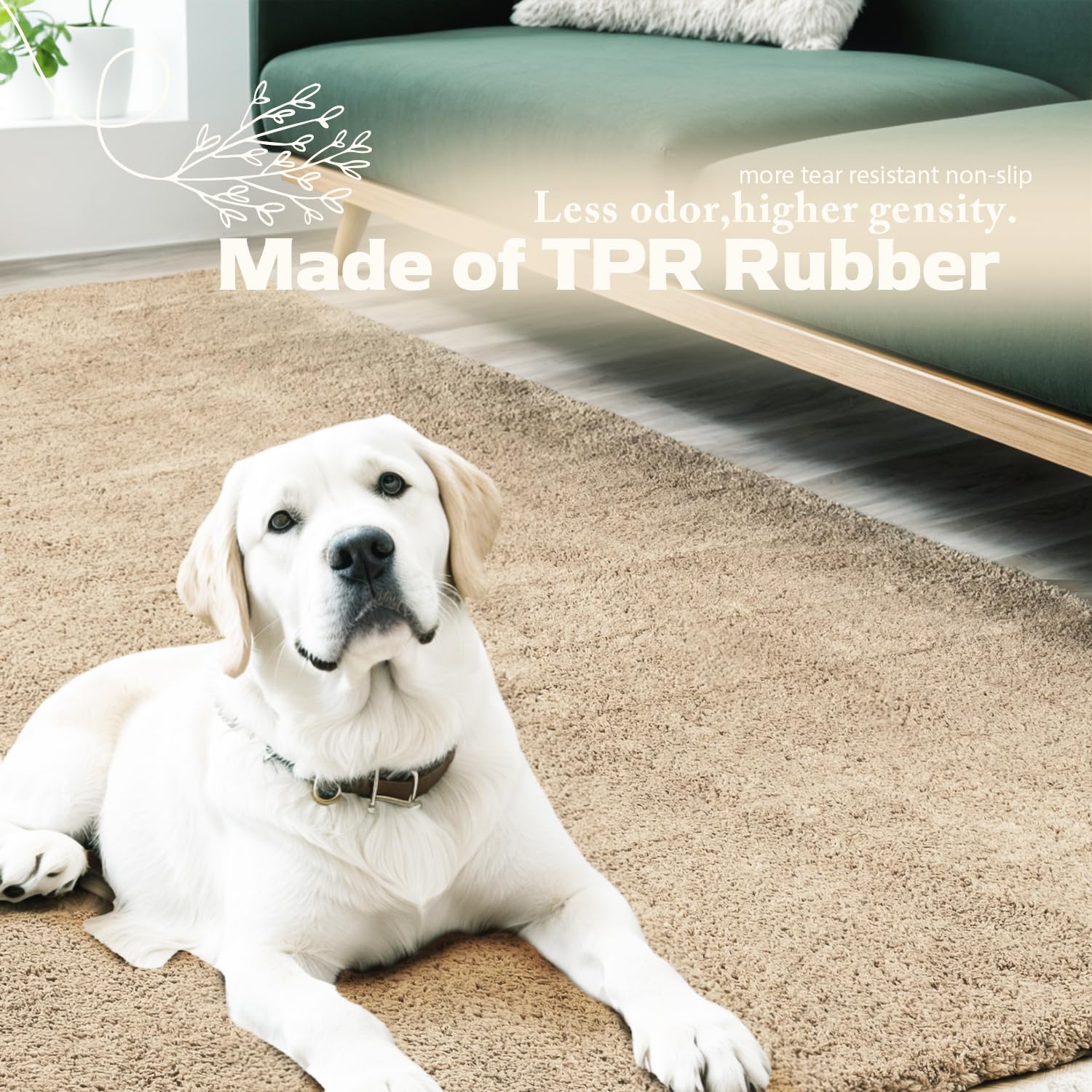 Latepis Runder Teppich Beige 120 cm Flauschig Schlafzimmer Wohnzimmer Fellteppich Kunstfell Teppich Hochflor Rund Badezimmer Kinderzimmer Waschbar rutschfest