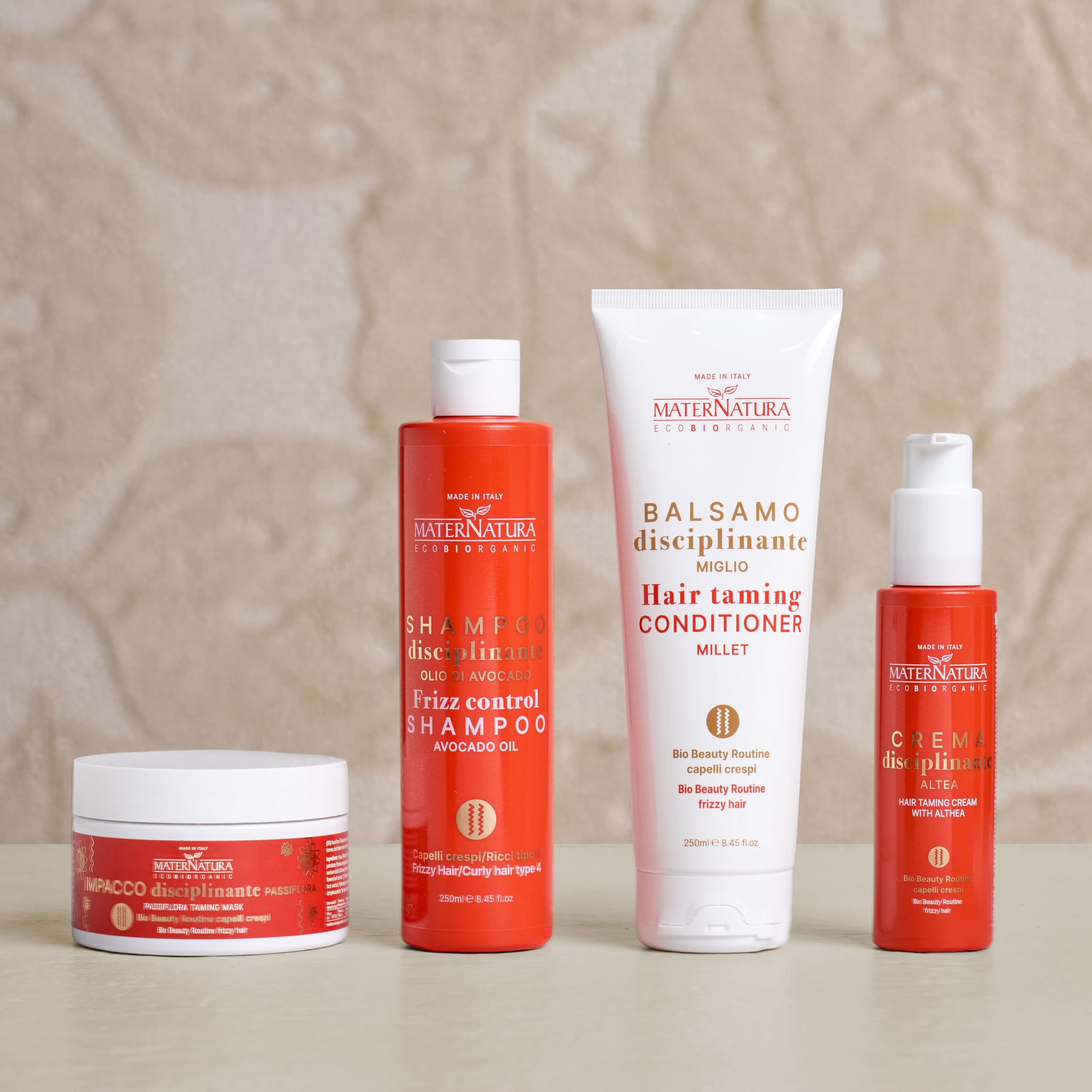 Maternatura, Krem do włosów Altea, ochrona przed wilgocią do włosów zdyscyplinowanych, lśniących i odżywionych, Bio Beauty Routine włosów Crespi, Bio Made in Italy - 100 ml