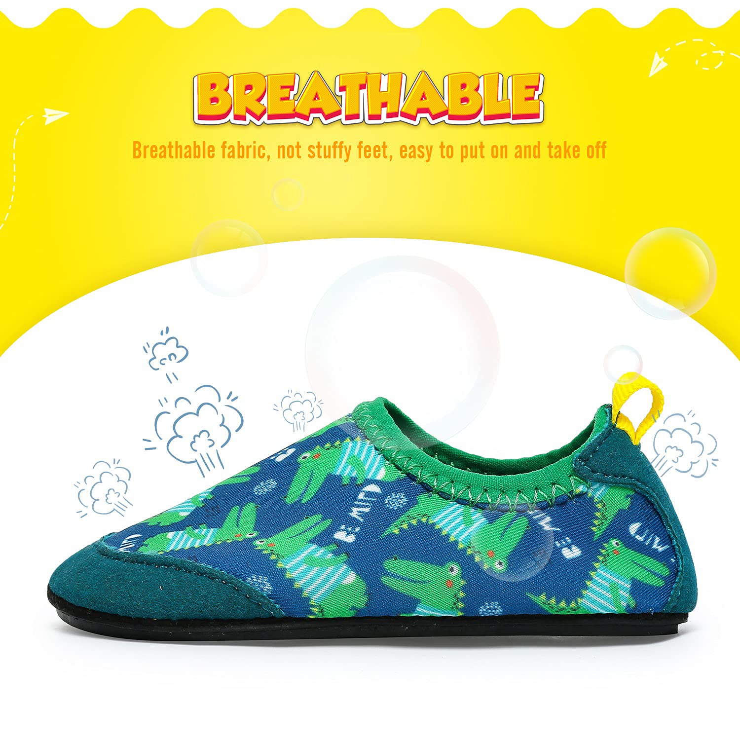 Baby Boys Girls Water Shoes Toddler Beach Shoes Barefoot Aqua Socks Non-Slip for Pool Beach — view 6