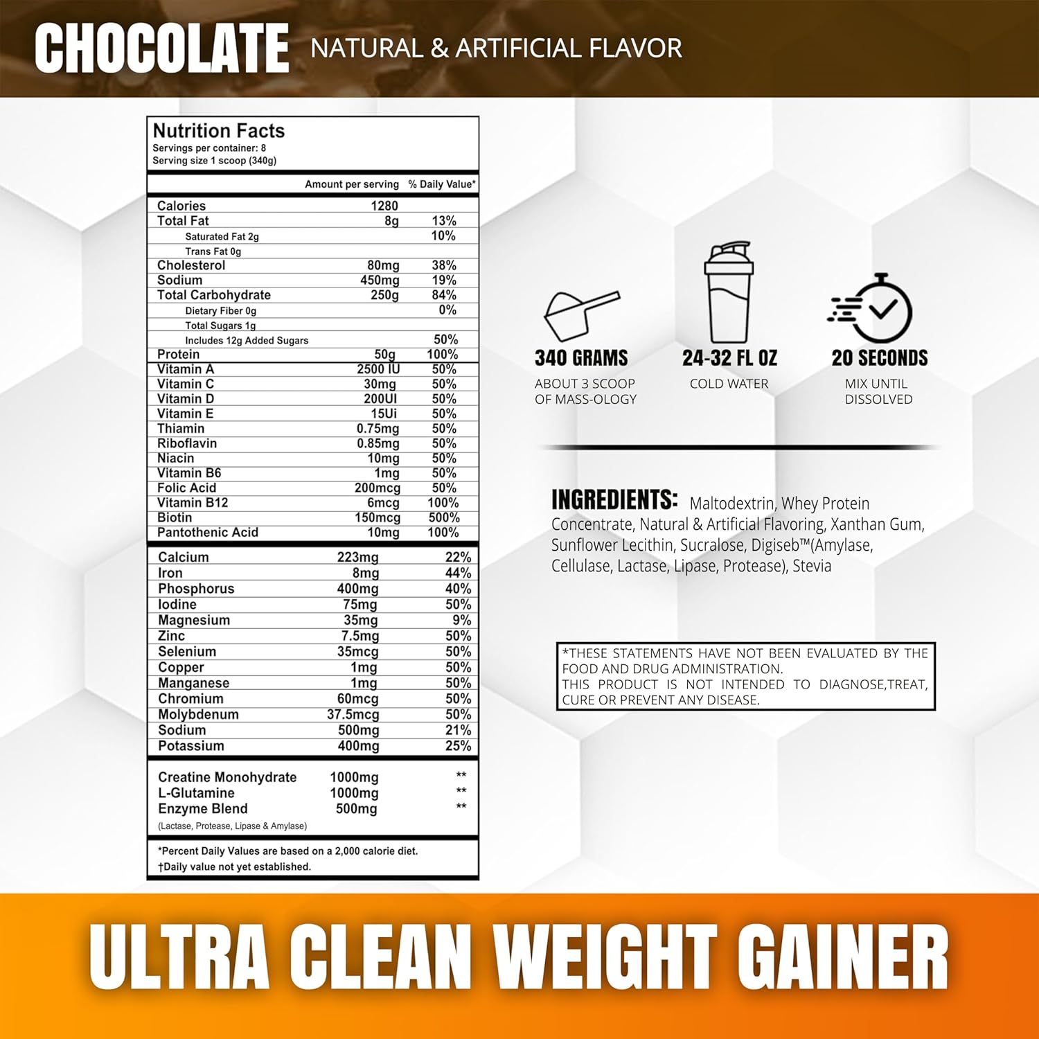 Muscleology Weight Gainer | Whey Protein Powder | Muscle Bui...