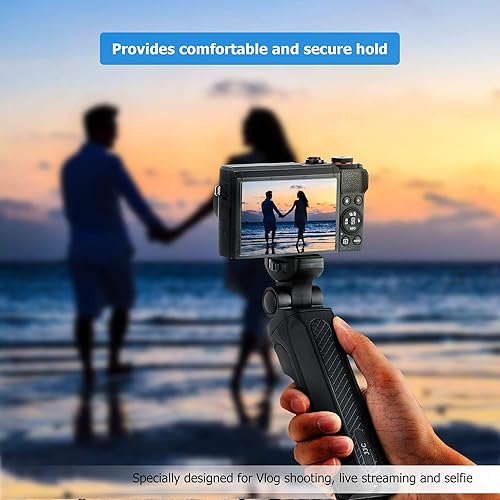 Miniatura 12 de Control remoto inalámbrico Bluetooth agarre de disparo Mini trípode de mesa reemplaza GP-VPT2BT para Sony A1II A7CR A7CII A7RV A7RV A7 A7S III A9III