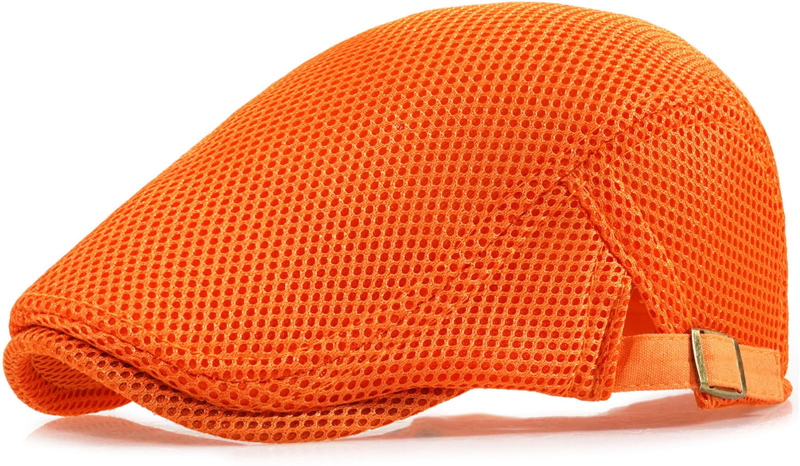 Xinveen Men's Mesh Cap Breathable Summer Newsboy Hat Adjustable Beret Ivy Cap Irish Cabbie Driving Hunting Hats