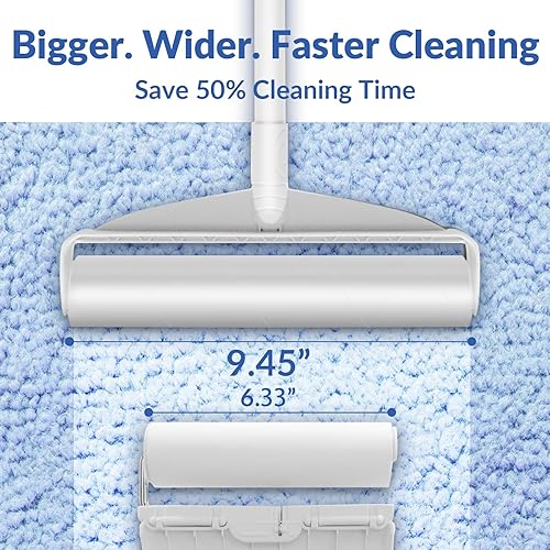 Miniatura 3 de DELOMO Recambios de rodillo de pelusa grande (6 paquetes de 540 hojas) para removedor de pelusas, recambio de rodillo de pelusa grande de 9.45