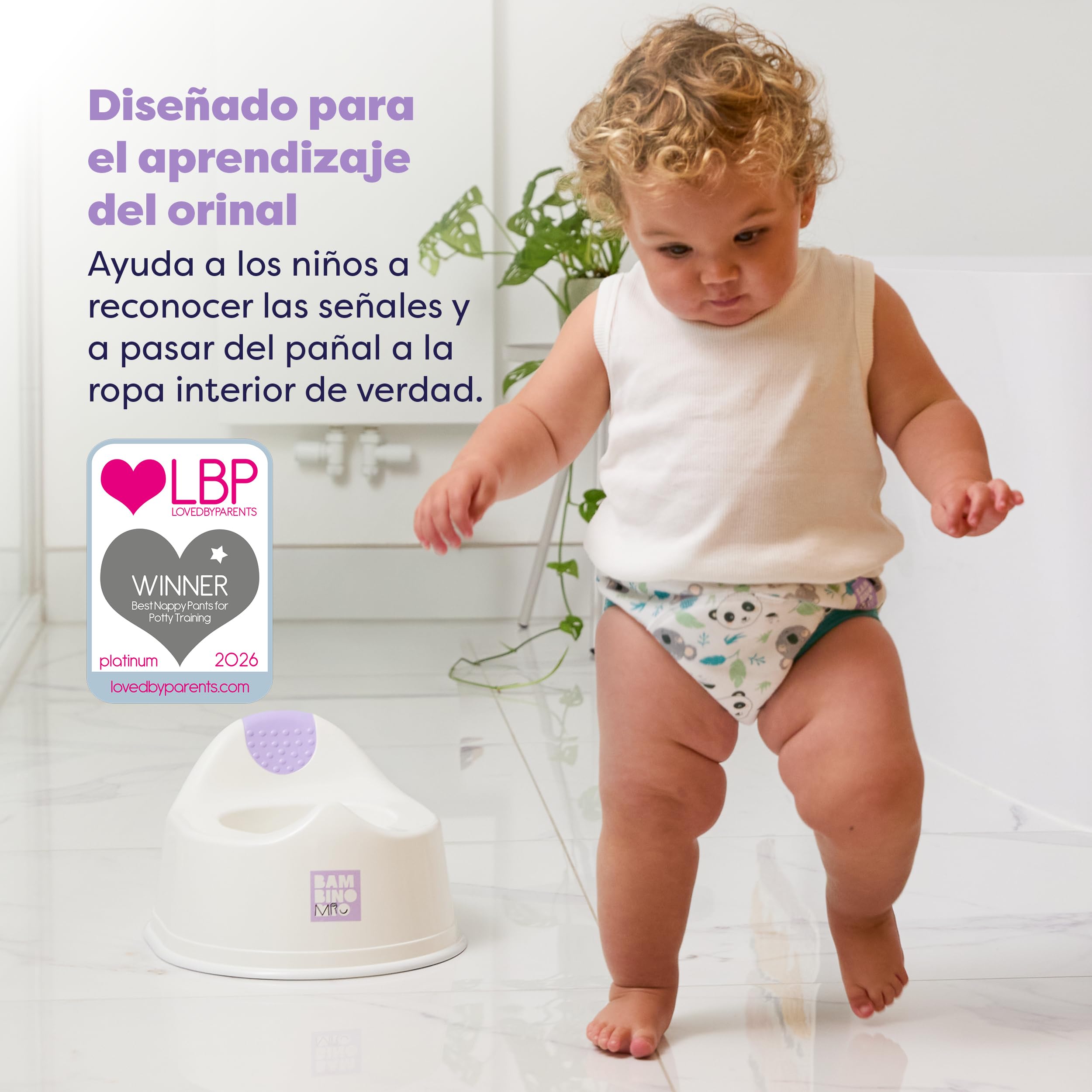 Bambino Mio calzones de entrenamiento reutilizables, 3-4 años (Vuela Alto) - ropa interior para dejar el pañal, pantalones papa niños y niñas, niños pequeños — view 49