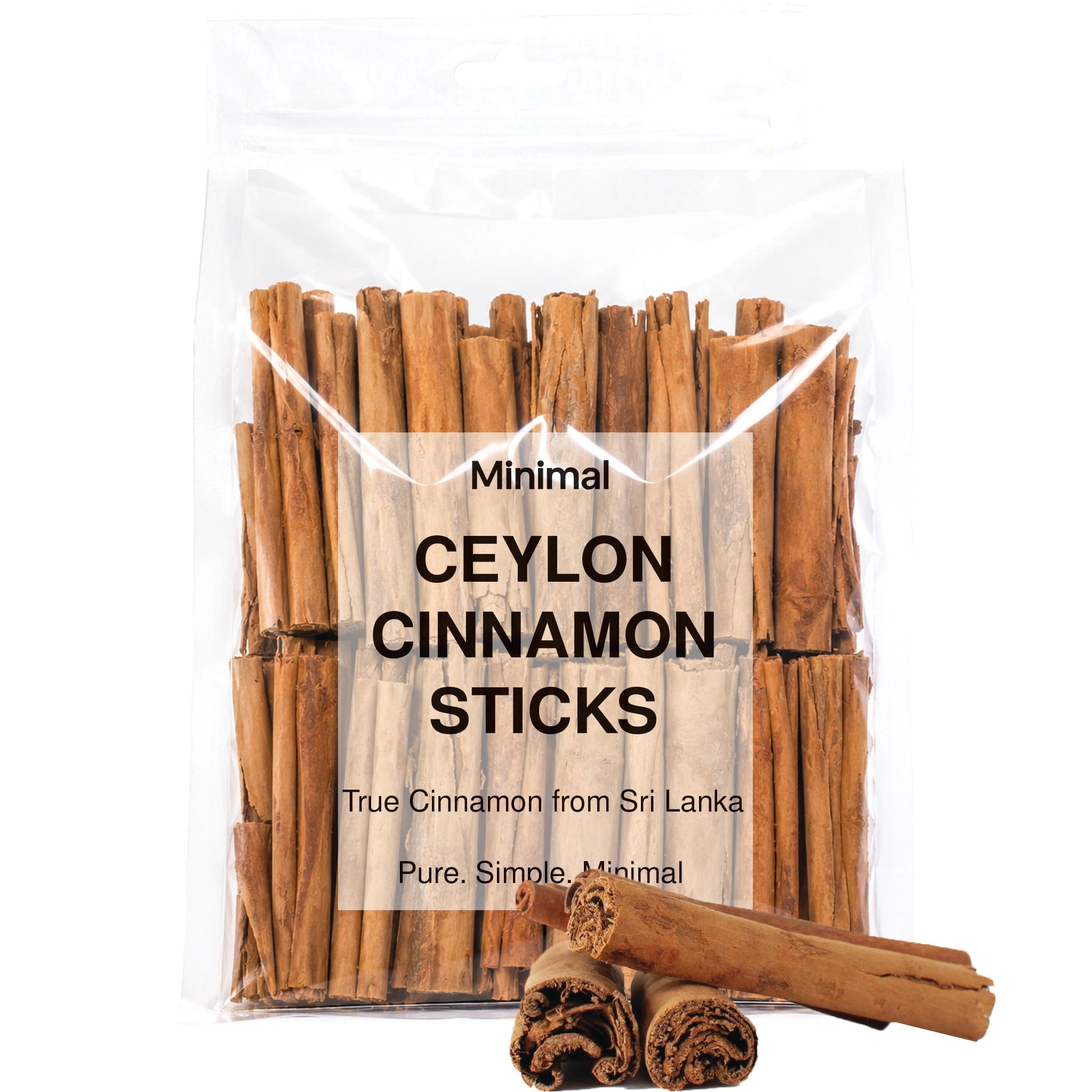 Minimal Ceylon Cinnamon Whole 100g | Premium True Cinnamon Sticks | 100% Natural, Aromatic & Healthy | Ideal for Tea, Baking & Cookin | SriLankan Dalchini Cinnamon Stick | World's Finest Ceylon Cinnamon Quills-picture-17