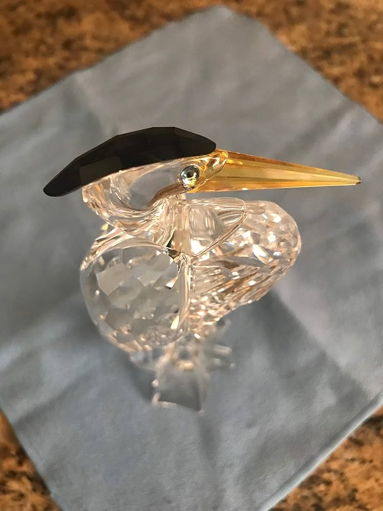 スワロフスキー　鷺（サギ）Silver heron SWAROVSKI スワロフスキー サギ 鳥 オブジェ 置物 221627 クリア