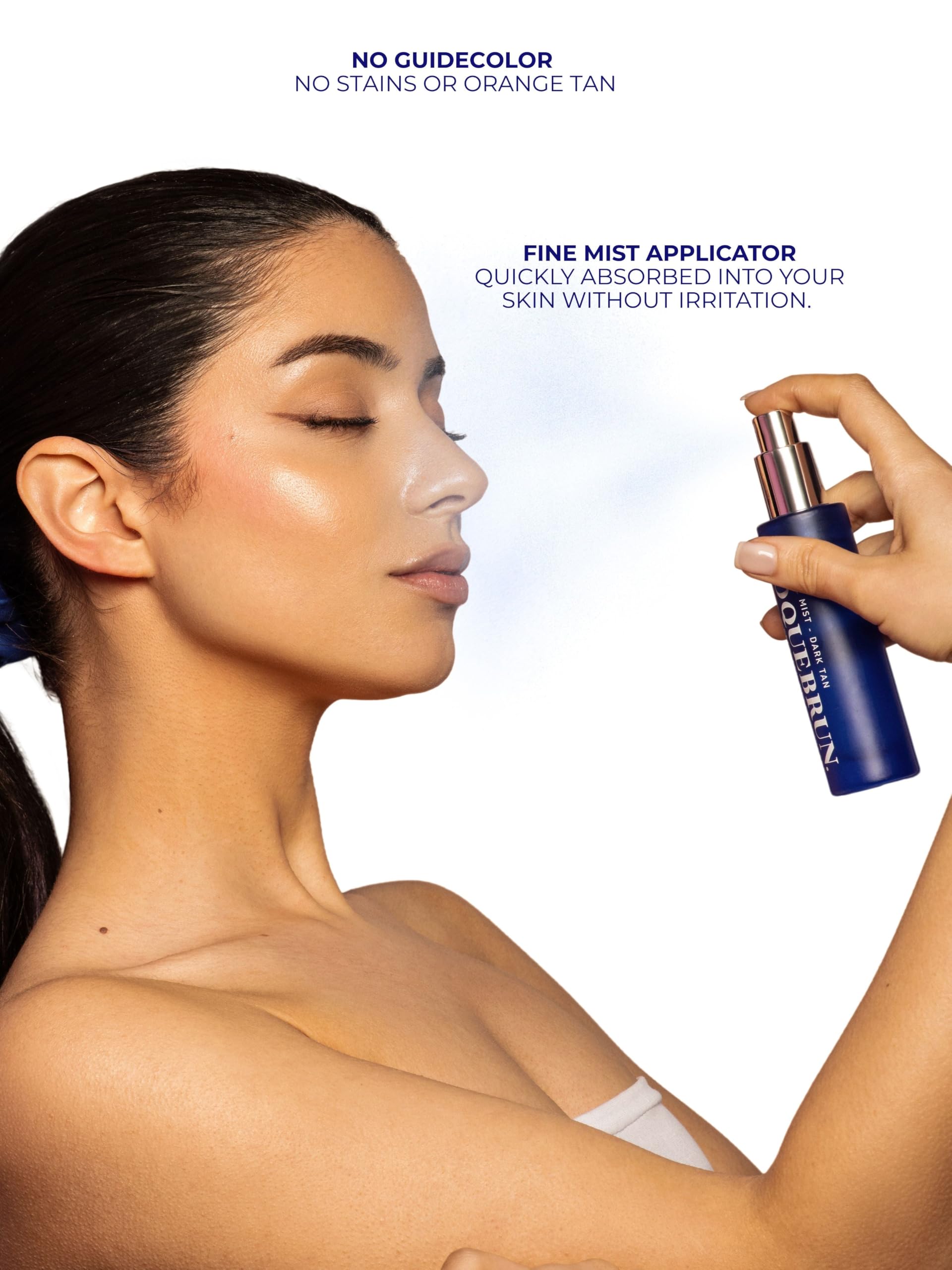 ROQUEBRUN - Selbstbräuner Gesicht Face Mist - Light - Tanning Spray - Gesichtsbräuner Spray - Hydrating Face Mist - 30ml