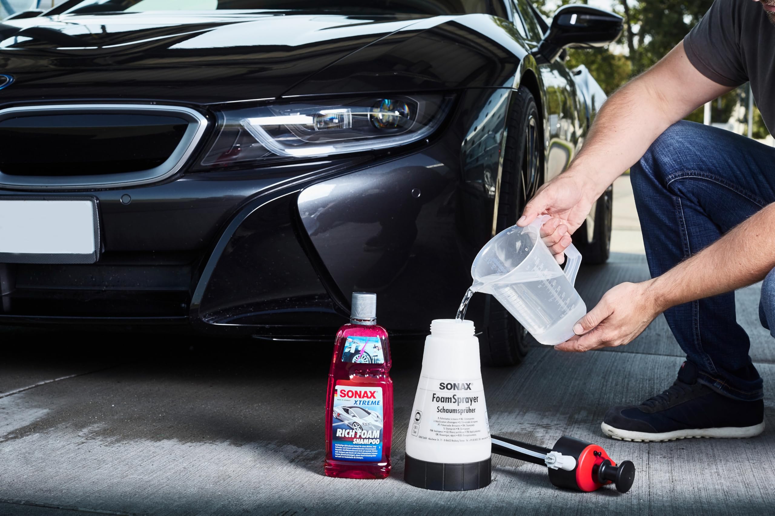 SONAX Pulverizador de presión FoamSprayer (1 unidad) contenido 1 Litro