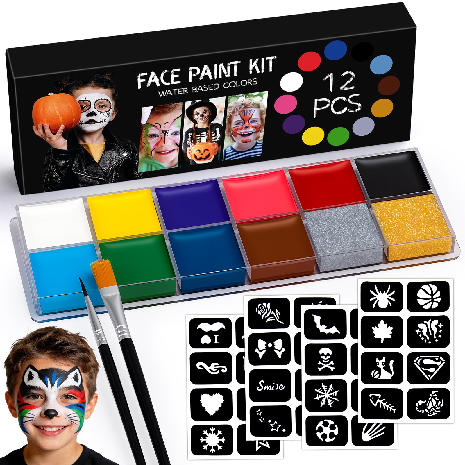kit maquillage halloween enfant 12