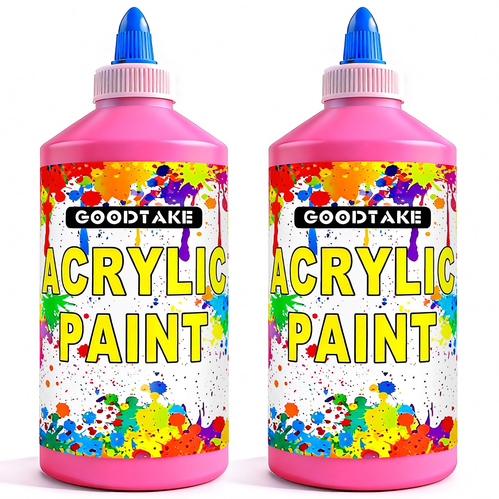 Peinture acrylique rose vif de qualité supérieure pour toile et décors