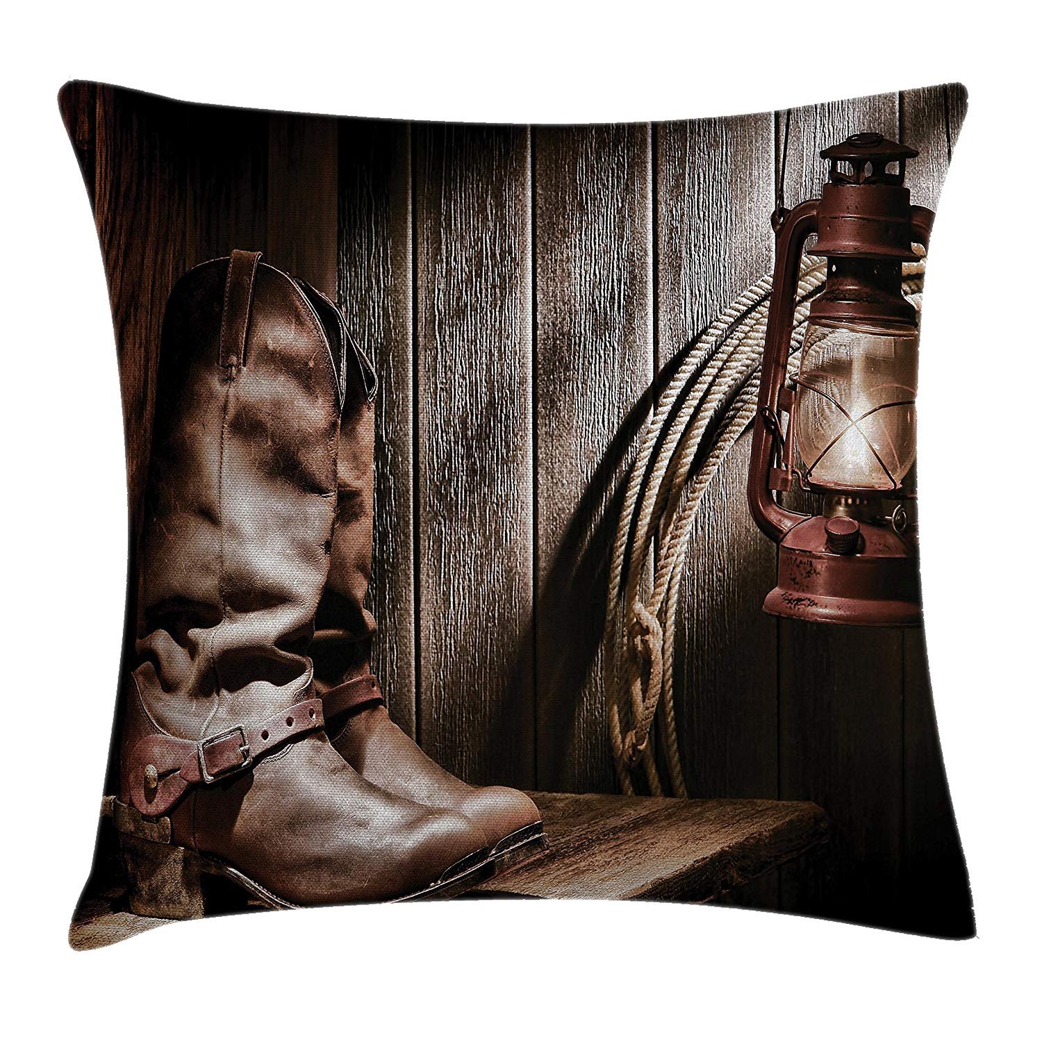 Western Decor Throw Pillow Cushion Cover Dallas Cowboys And
