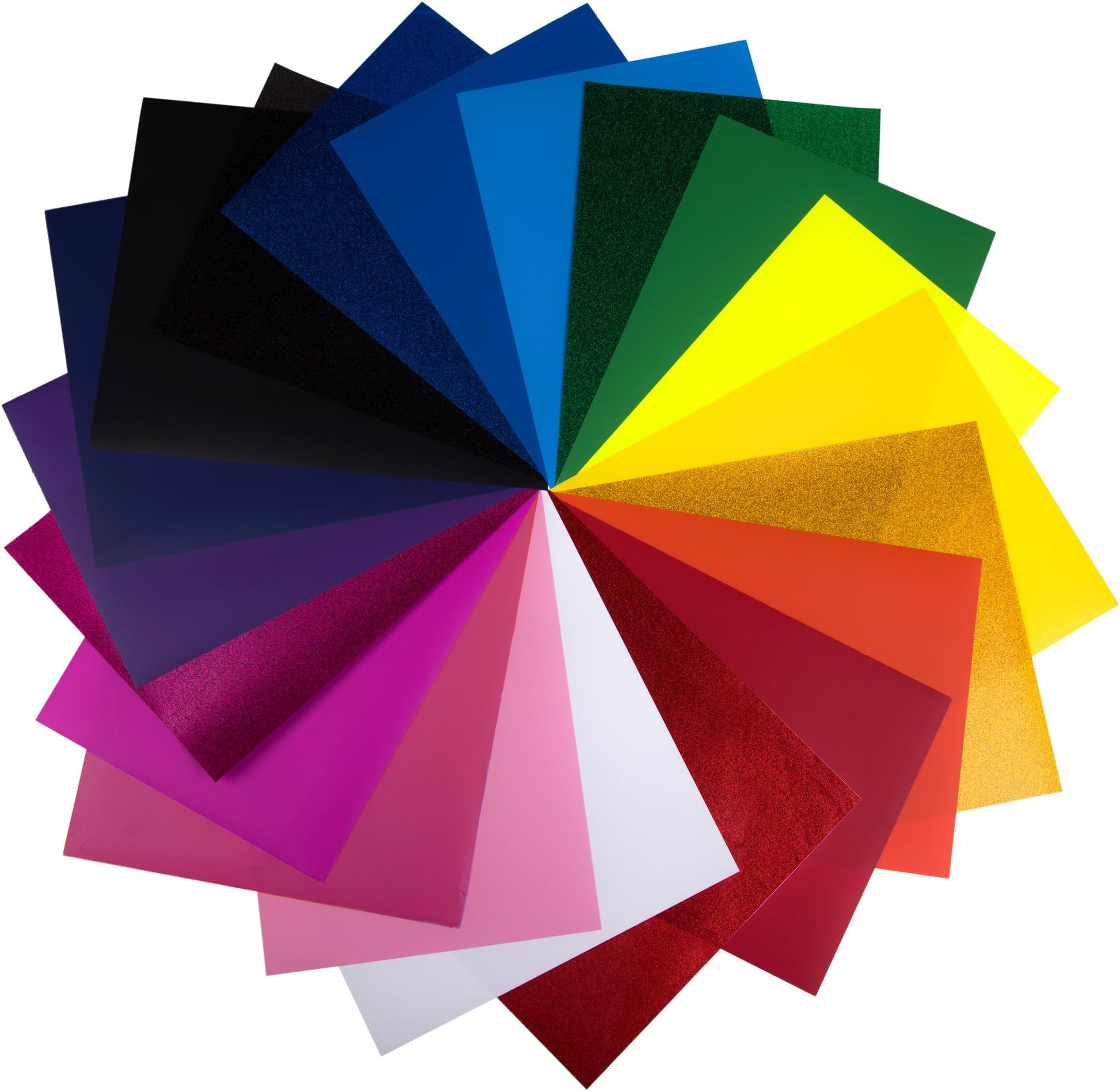 Heat Transfer Vinyl Sheets by Elephant Press - Vinyl Sheet Sheet Set With 20 Colors!