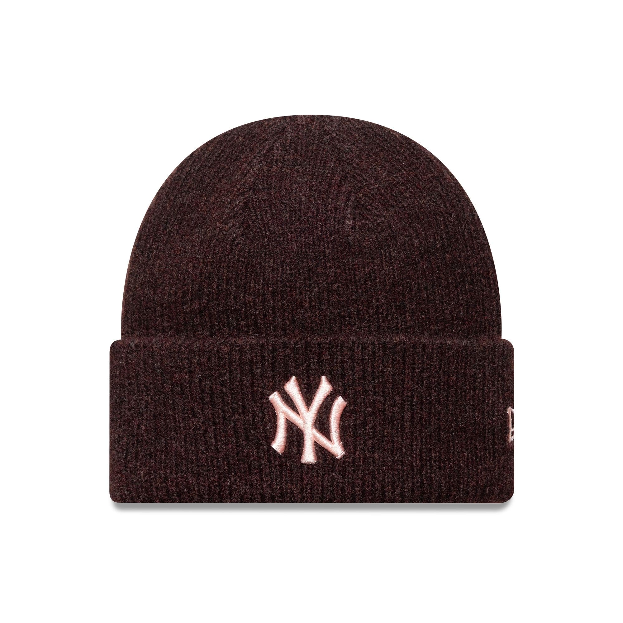New Era Women's Ny Yankees Aubergine#38512 Wide Cuff Beanie New York Yankees Eggplant