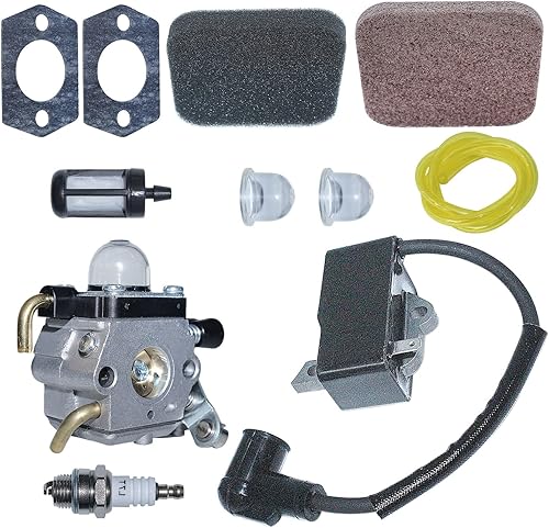 Miniatura 5 de Para recortadora Stihl FS75 FS80 FS80R FS85R FS85T FS85RX, kit de carburador, 4140-120-0619 4137-120-0606, reemplazo para Zama C1Q-S186 C1Q-S71